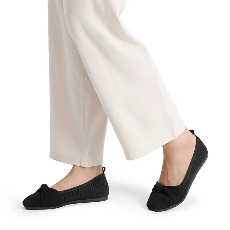 Machine Washable Knit Bow Flats