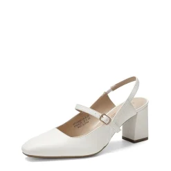 Mary Jane Slingback Chunky Heel Pumps