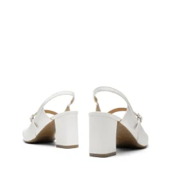 Mary Jane Slingback Chunky Heel Pumps