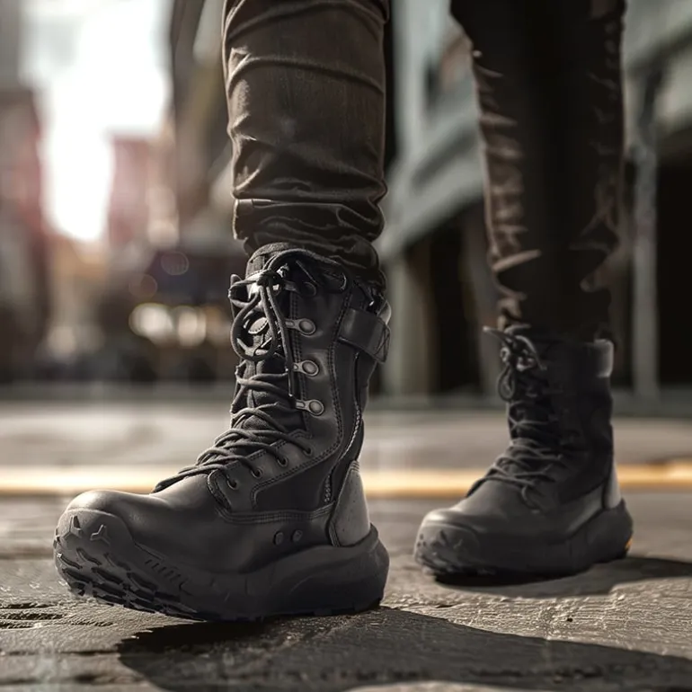 Men's Breathable Tactical Military Work Boots