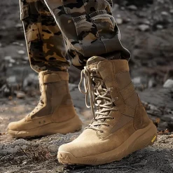 Men's Breathable Tactical Military Work Boots