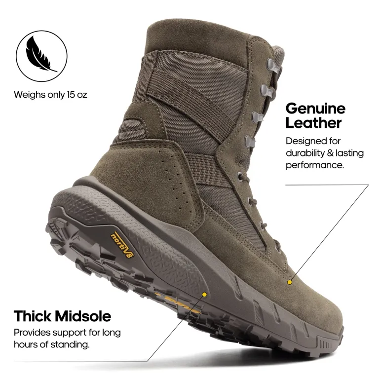 Men's Breathable Tactical Military Work Boots