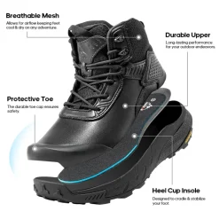 Men’s Breathable Waterproof Tactical Work Boots
