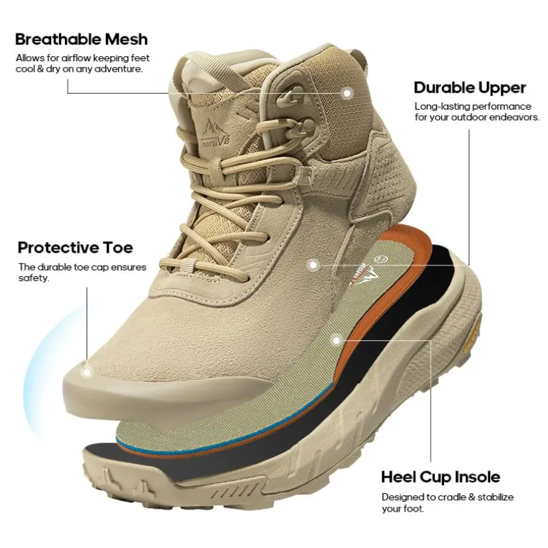 Men’s Breathable Waterproof Tactical Work Boots