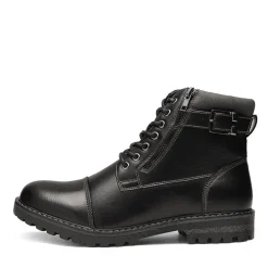 Men's Cap-Toe Oxford Motorcycle Boots