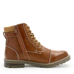 Men's Cap-Toe Oxford Motorcycle Boots