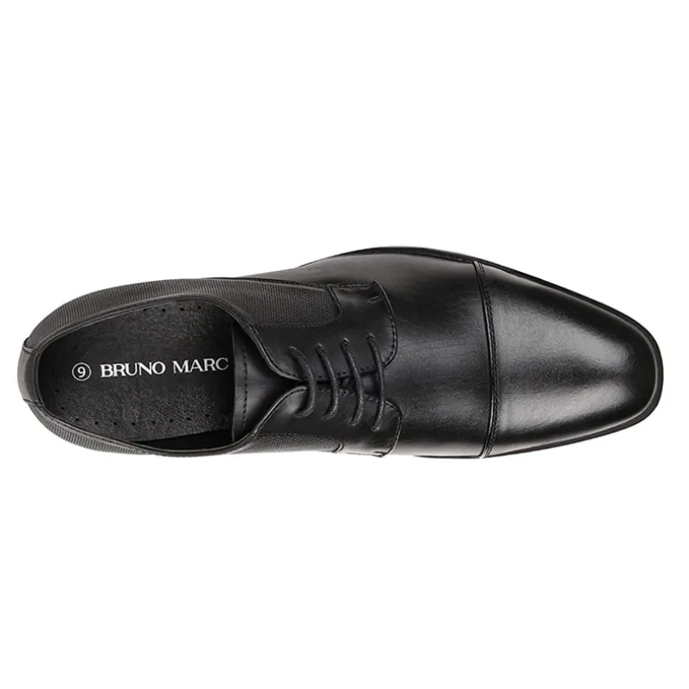 Men's Cap-Toe PU Leather Oxford Shoes