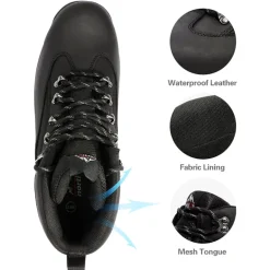 Men's Cap Toe Steel Toe Work Boots
