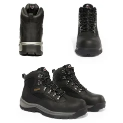 Men's Cap Toe Steel Toe Work Boots