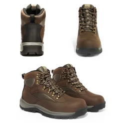Men's Cap Toe Steel Toe Work Boots