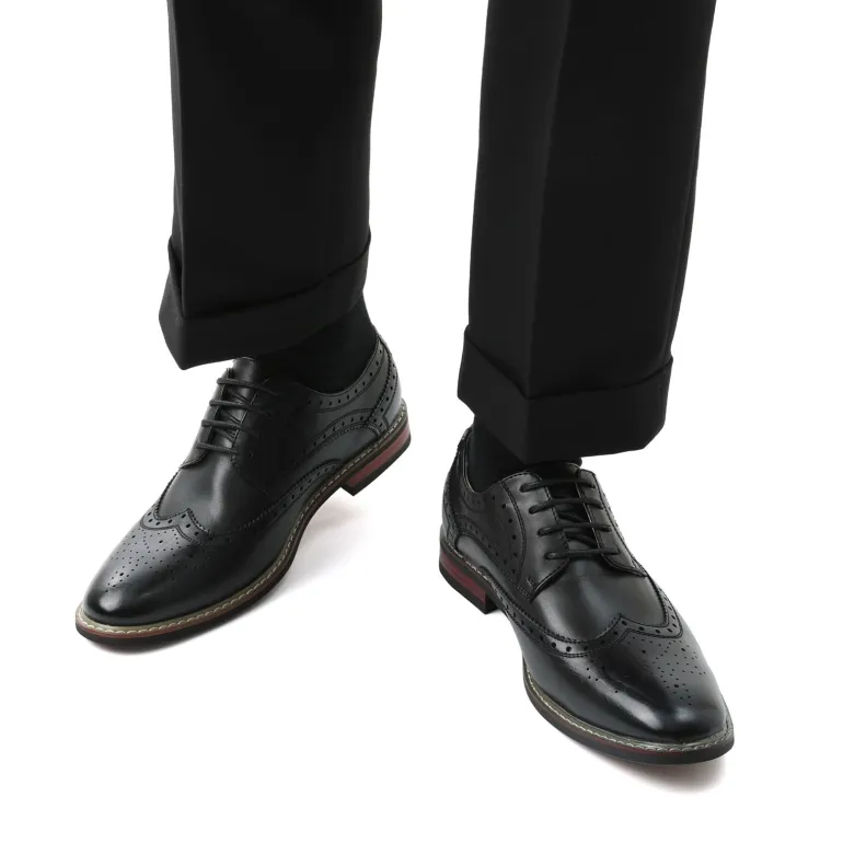 Men's Classic Wingtip Dress Shoes