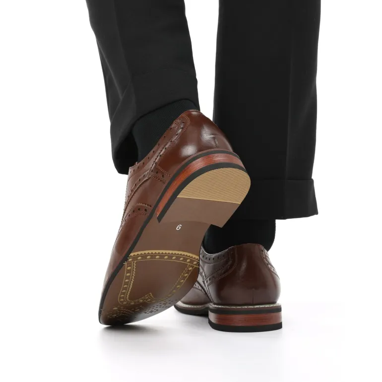 Men's Classic Wingtip Dress Shoes