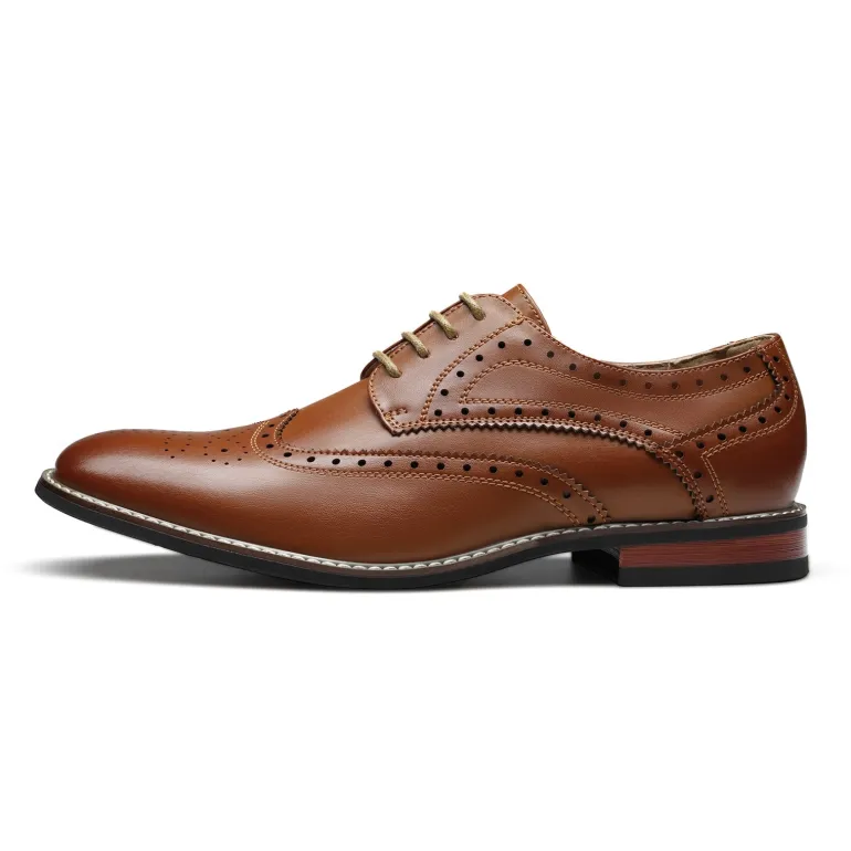 Men's Classic Wingtip Dress Shoes