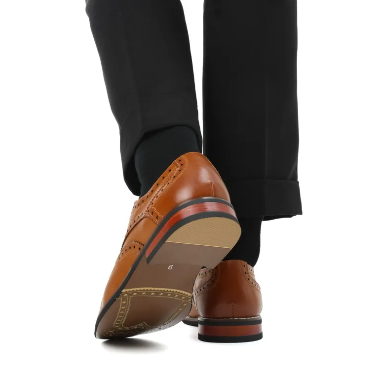 Men's Classic Wingtip Dress Shoes