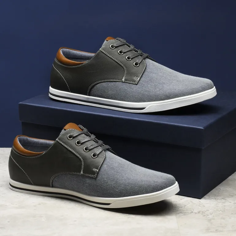 Men's Comfortable Lace-Up Oxford Sneakers
