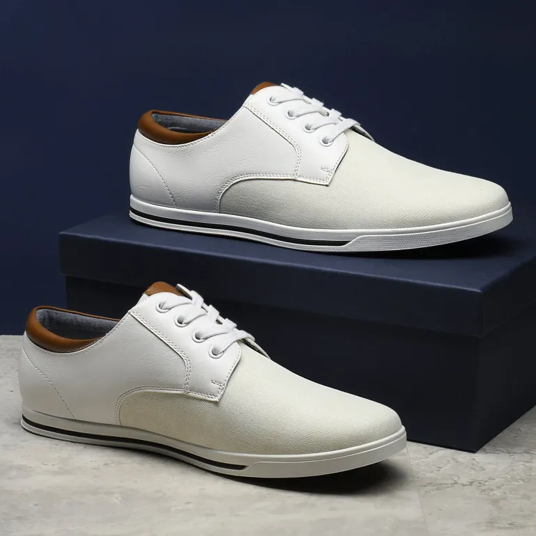 Men's Comfortable Lace-Up Oxford Sneakers