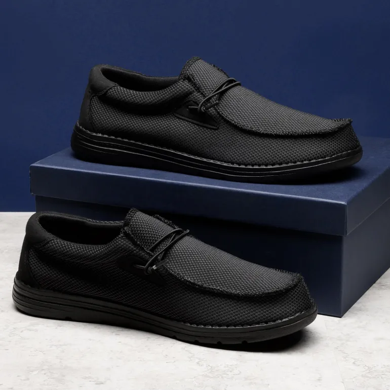 Men's Comfortable Slip-On Knit Loafers