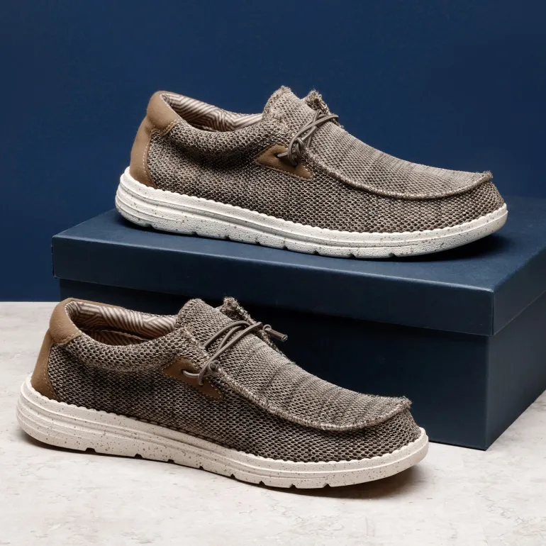 Men's Comfortable Slip-On Knit Loafers