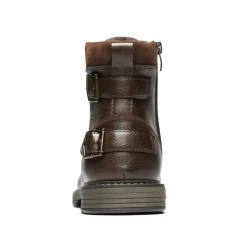 Men's Fur-Lined Combat Dress Boots