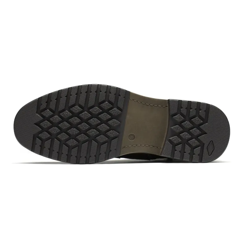 Men's Fur-Lined Combat Dress Boots
