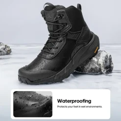 Men’s High-Top Waterproof Tactical Work Boots