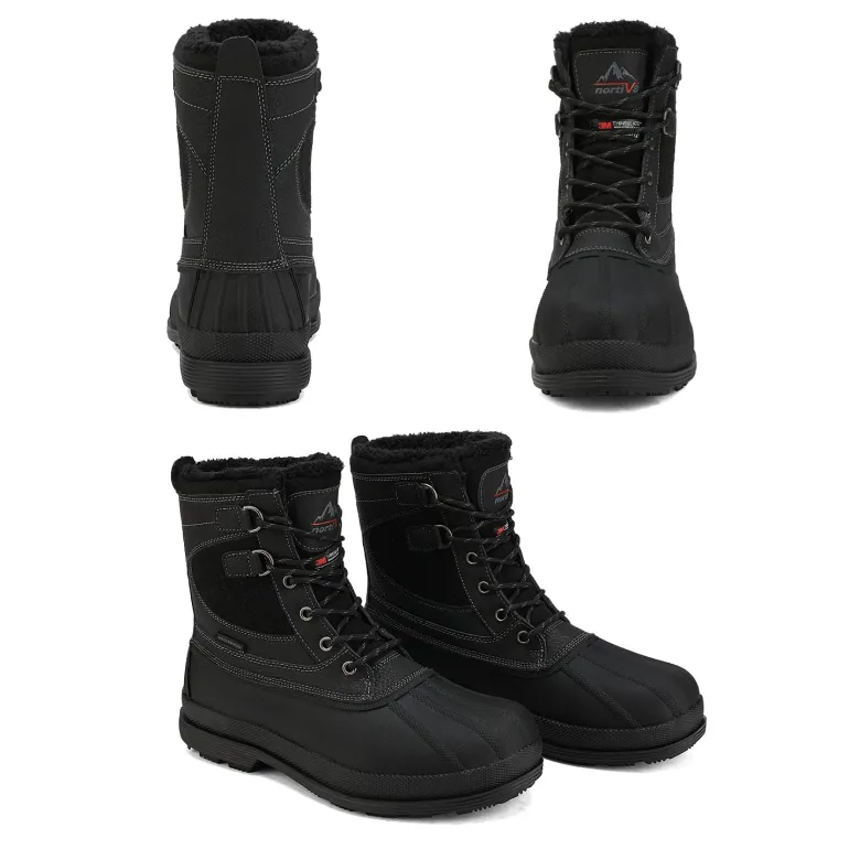 Men's Insulated Waterproof Snow Boots