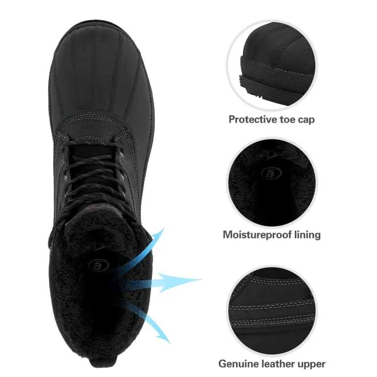 Men's Insulated Waterproof Snow Boots