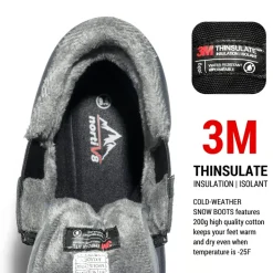 Men's Insulated Waterproof Winter Boots 【Wide Fit】