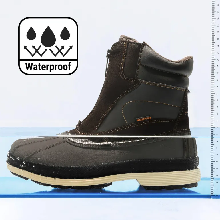 Men's Insulated Waterproof Winter Boots 【Wide Fit】