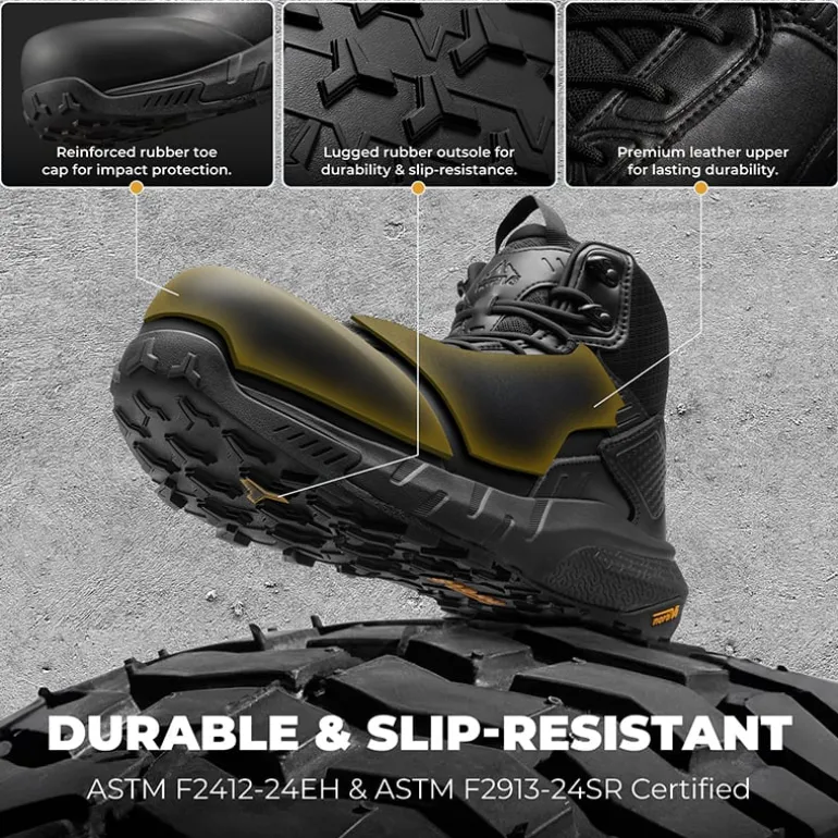 Men’s Lightweight Waterproof Nano Toe Work Boots