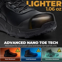 Men’s Lightweight Waterproof Nano Toe Work Boots