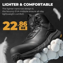 Men’s Lightweight Waterproof Nano Toe Work Boots