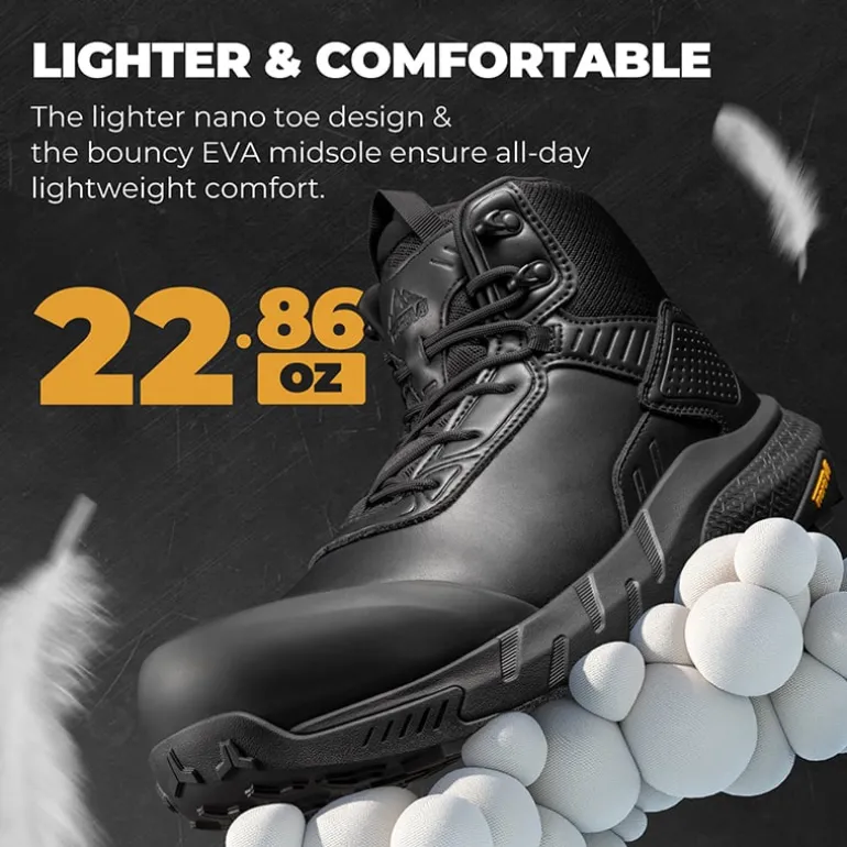 Men’s Lightweight Waterproof Nano Toe Work Boots