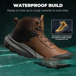 Men’s Lightweight Waterproof Nano Toe Work Boots