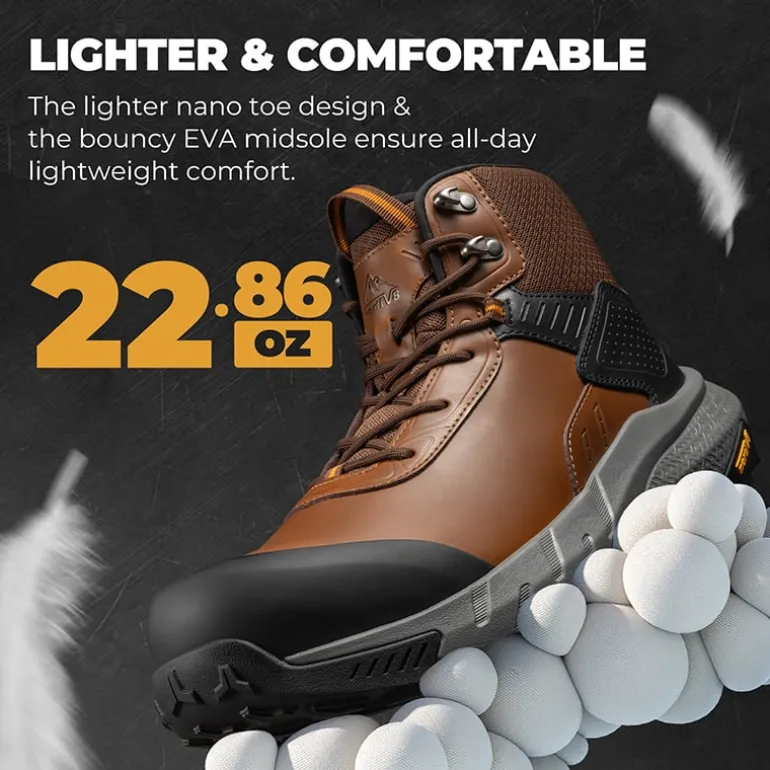 Men’s Lightweight Waterproof Nano Toe Work Boots