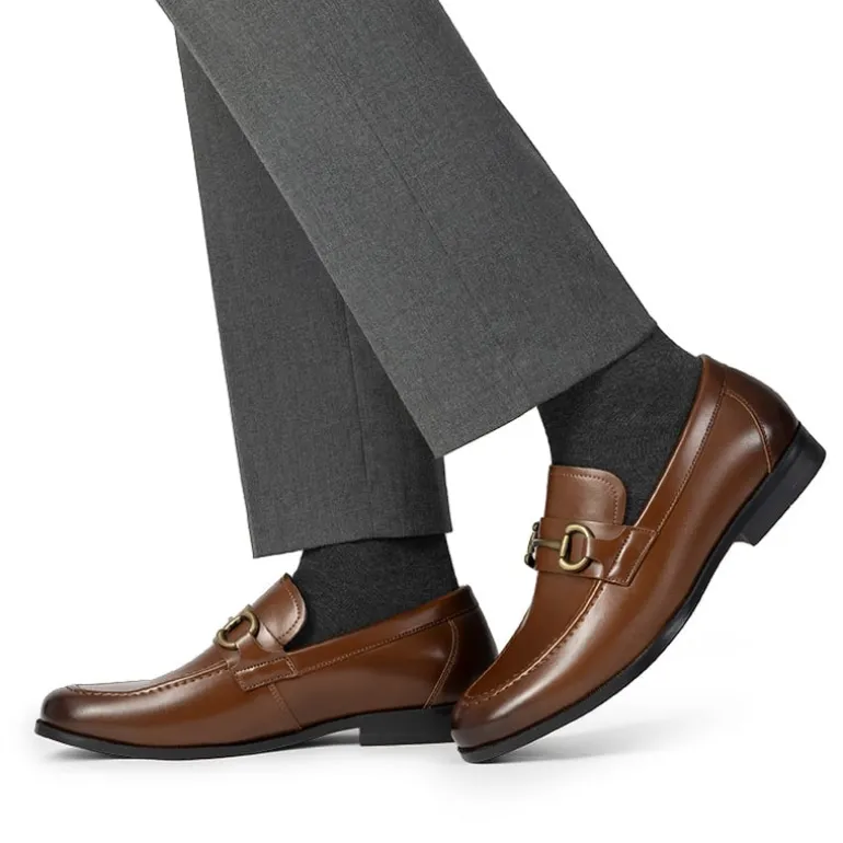 Men's Metallic Dress Loafer Shoes