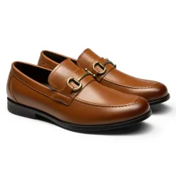 Men's Metallic Dress Loafer Shoes