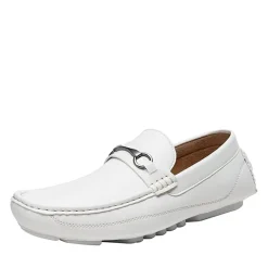 Men's Moc-Toe Horsebit Driving Loafers