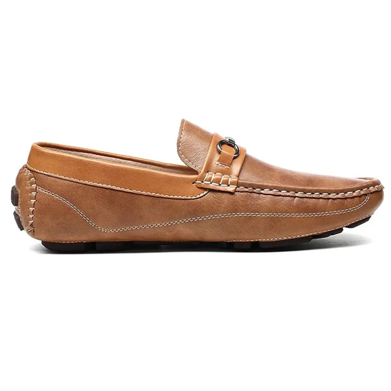 Men's Moc-Toe Horsebit Driving Loafers
