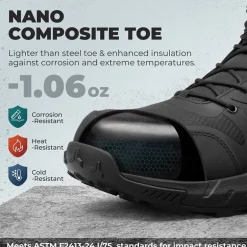 Men’s Nano Composite Toe Safety Work Boots