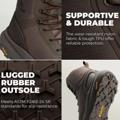 Men’s Nano Composite Toe Safety Work Boots