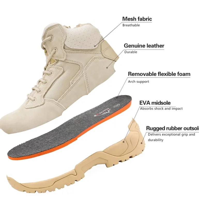 Men's Non-Slip Tactical Desert Boots