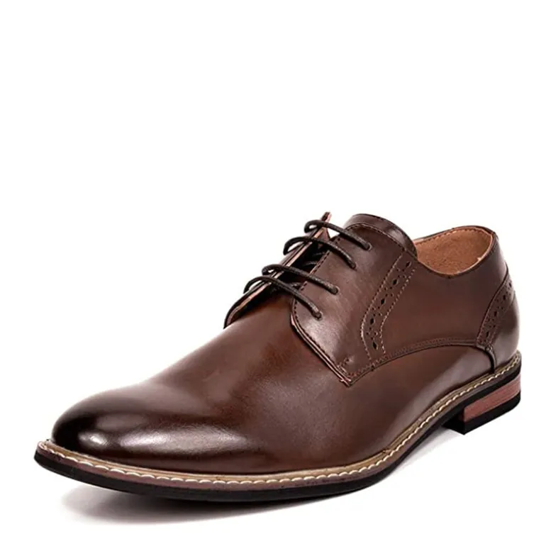 Men's Pain-Toe PU Leather Oxford Shoes