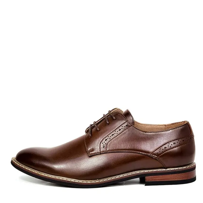 Men's Pain-Toe PU Leather Oxford Shoes