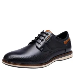 Men's Plain-Toe Business Casual Sneakers