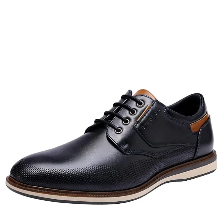 Men's Plain-Toe Business Casual Sneakers