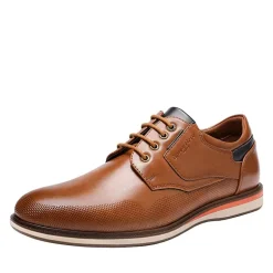 Men's Plain-Toe Business Casual Sneakers