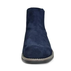 Men's Plain-Toe Suede Chelsea Boots