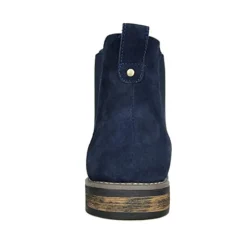 Men's Plain-Toe Suede Chelsea Boots