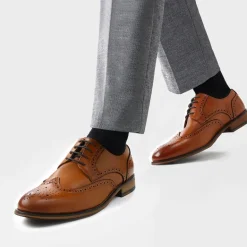 Men's PU Leather Wingtip Dress Shoes